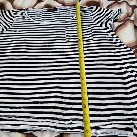 🫱🏿‍🫲🏾 Women stripe spense knit maternity shirt size xl - Picture 4 of 8